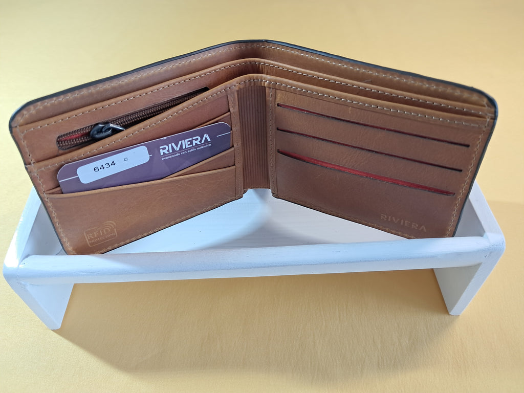 Portefeuille en cuir Homme #6434