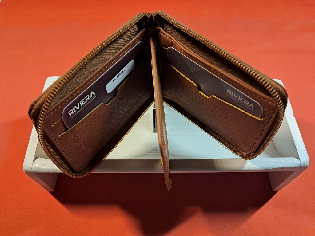 Portefeuille en cuir Homme #6059