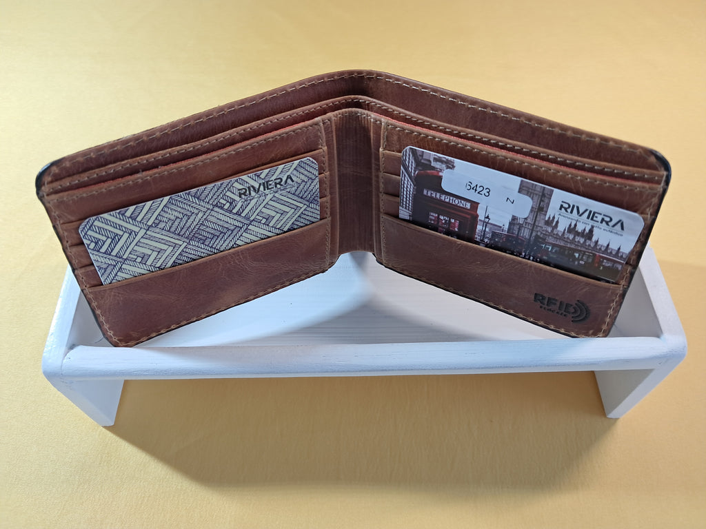 Portefeuille en cuir Homme #6423