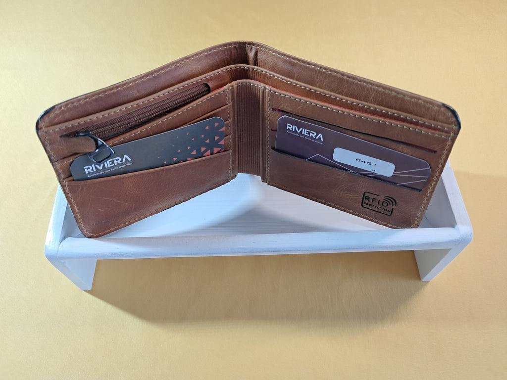 Portefeuille en cuir Homme #6451