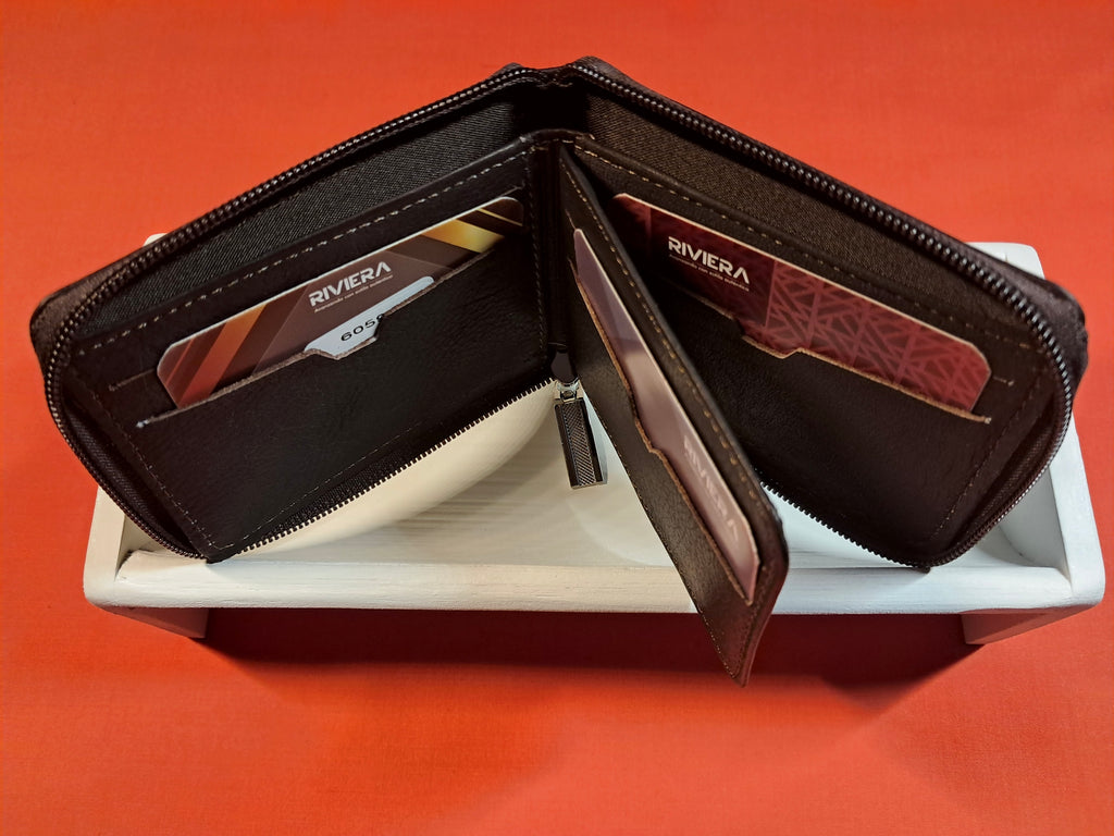 Portefeuille en cuir Homme #6059