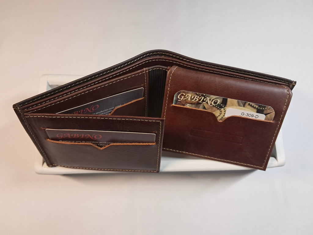 Portefeuille en cuir Homme #G-309-D