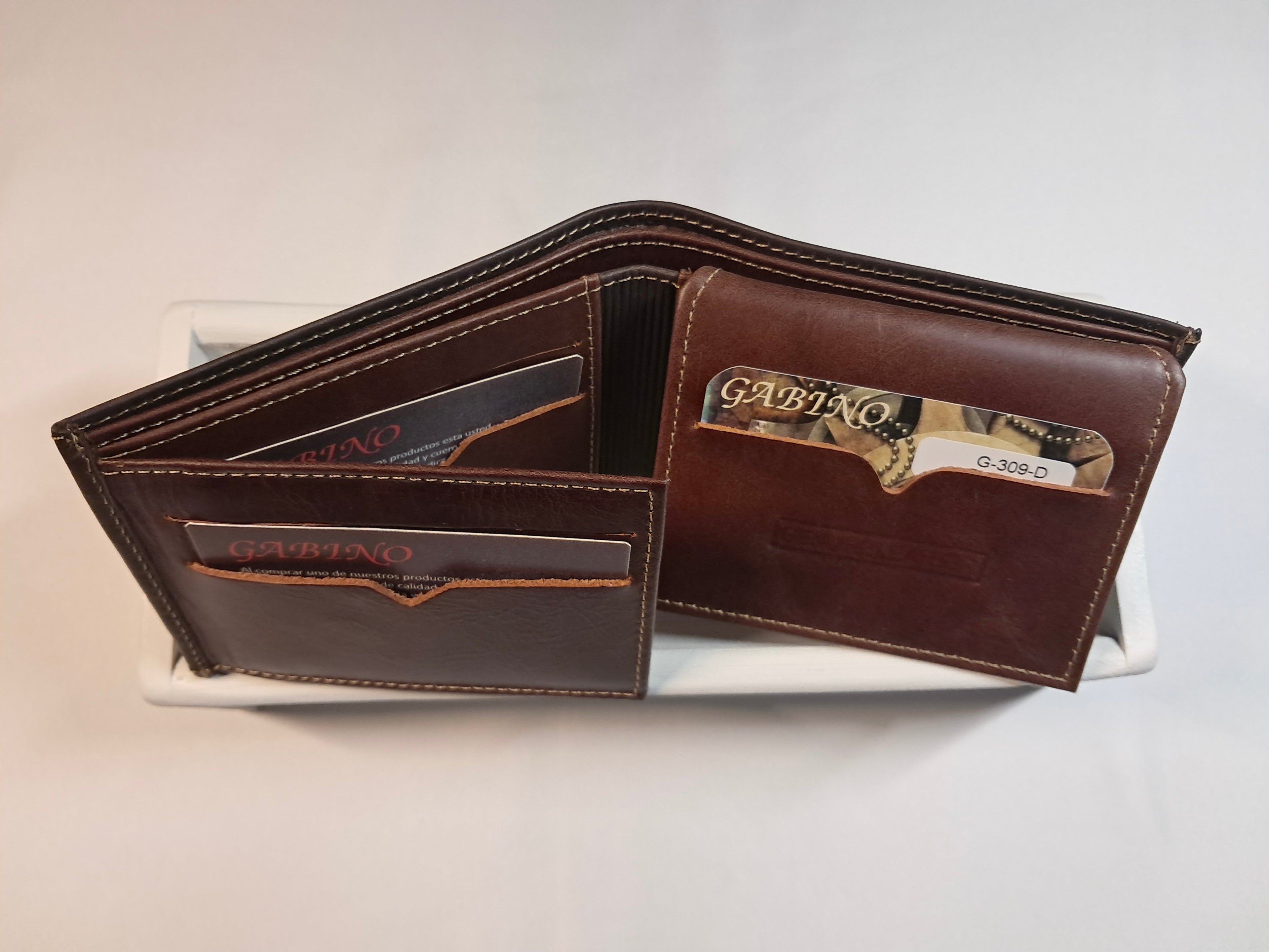 Portefeuille en cuir Homme #G-309-D