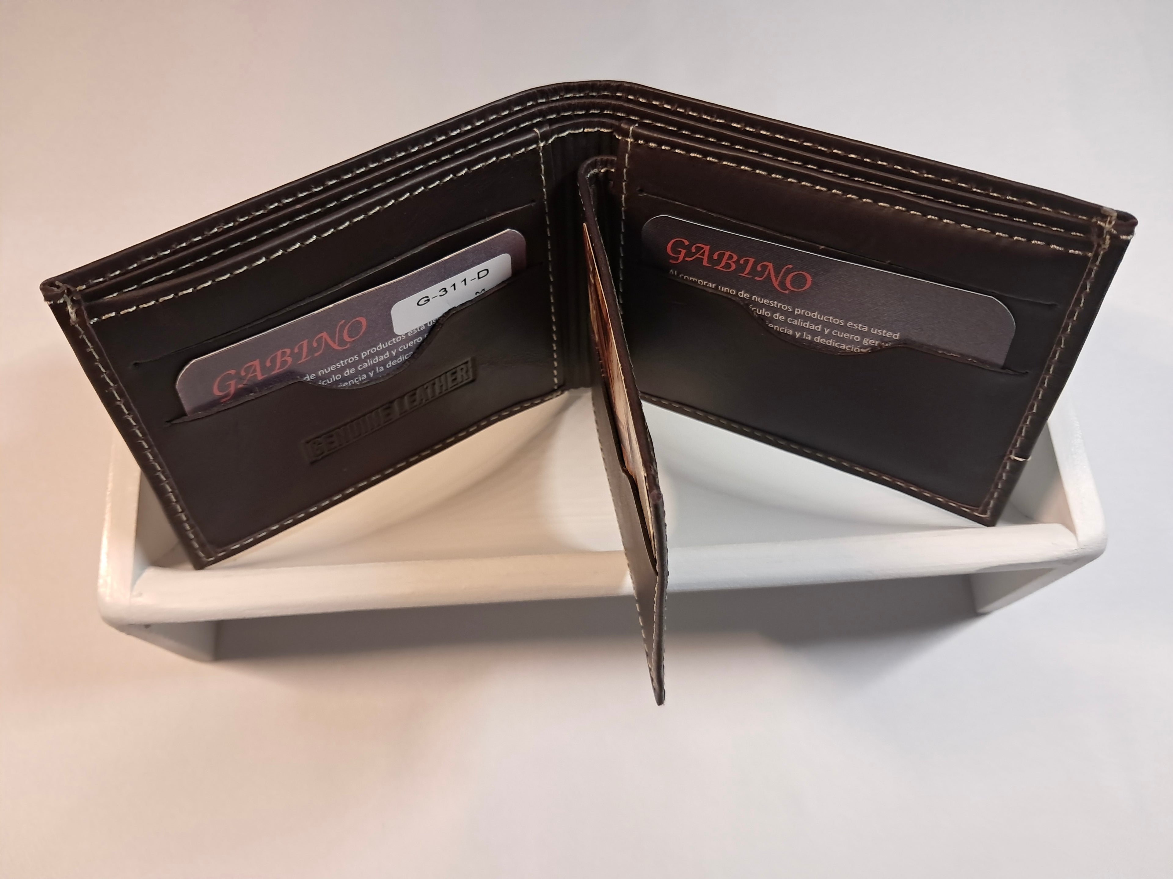 Portefeuille en cuir Homme #G-311-D