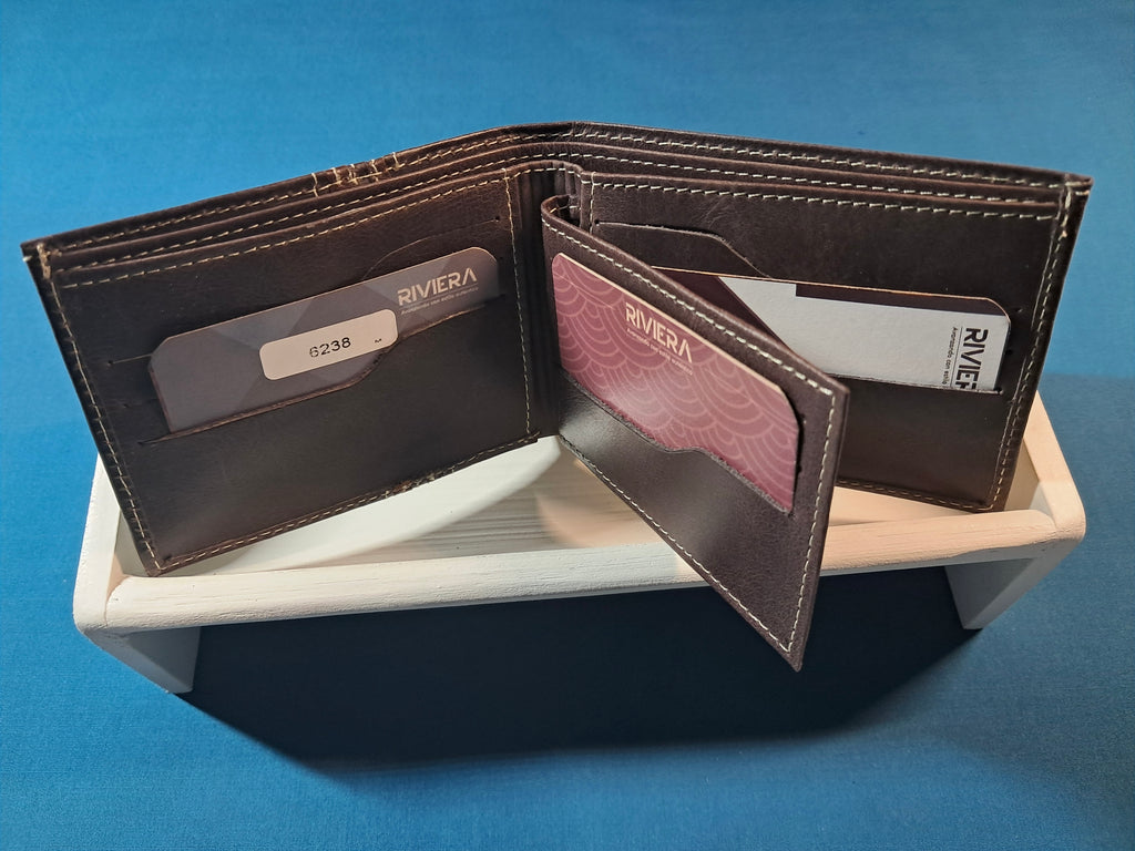 Portefeuille en cuir Homme #6238