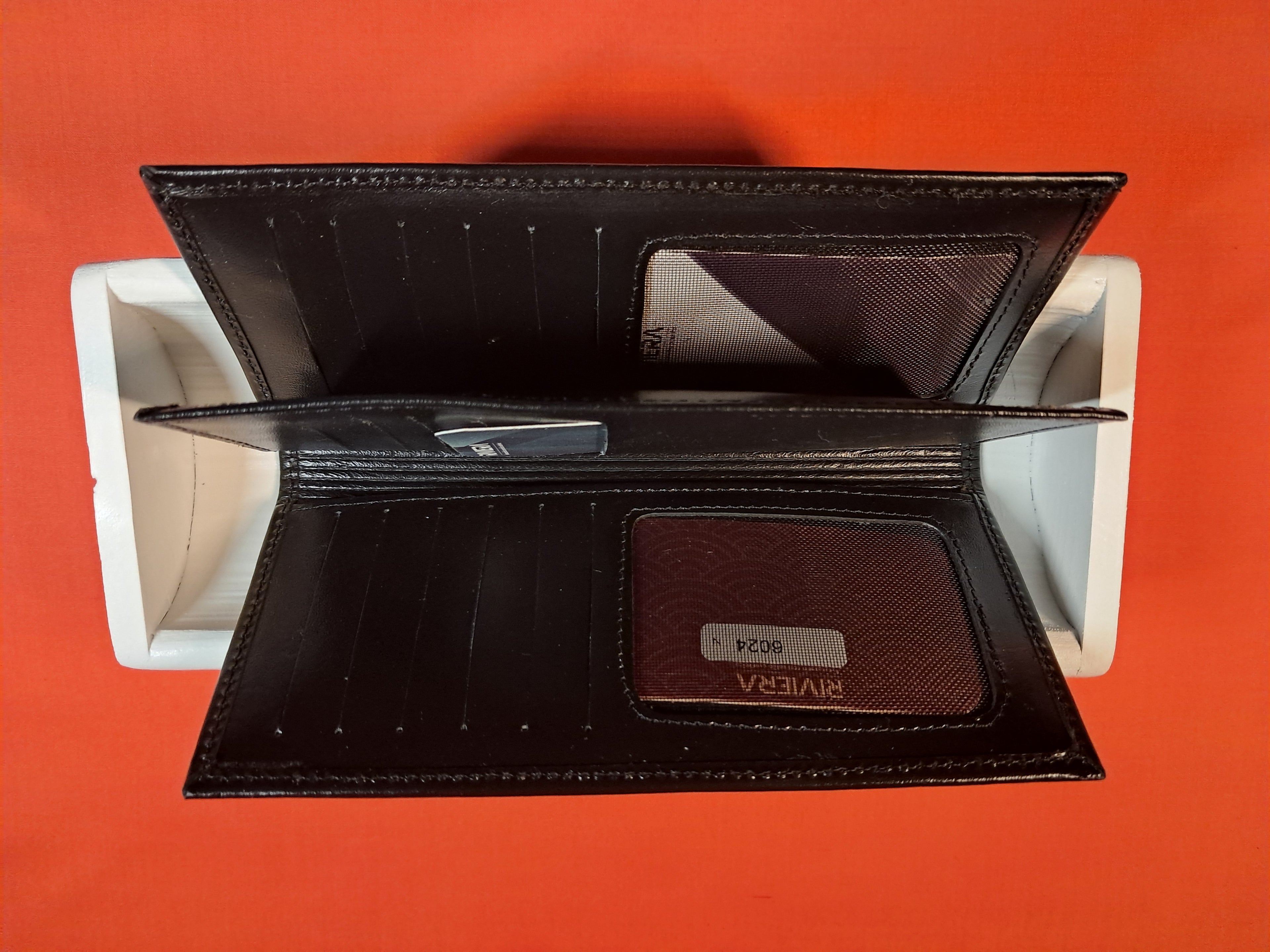 Porte-chéquier en cuir Homme #6024