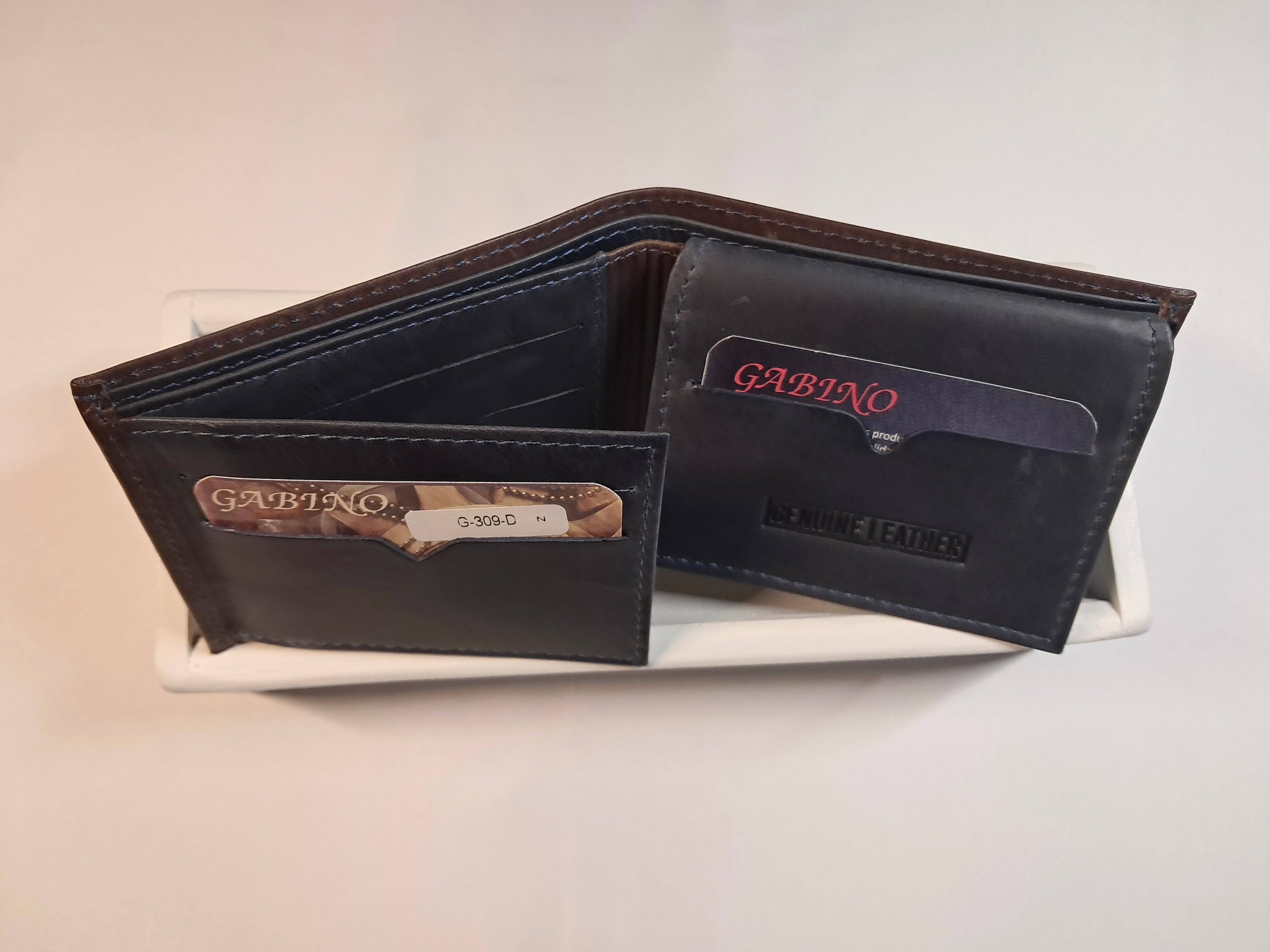 Portefeuille en cuir Homme #G-309-D