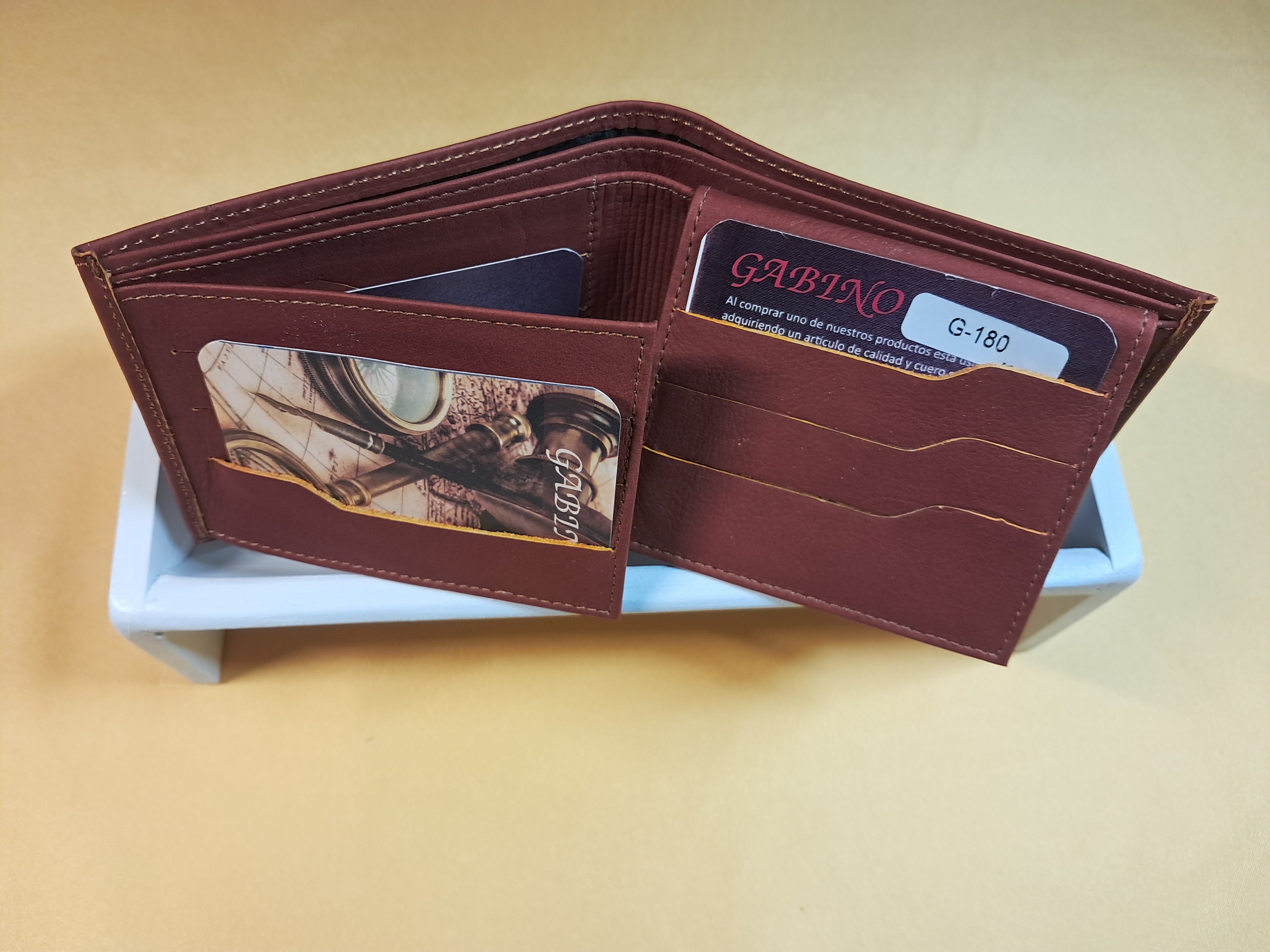 Portefeuille en cuir Homme #G-180