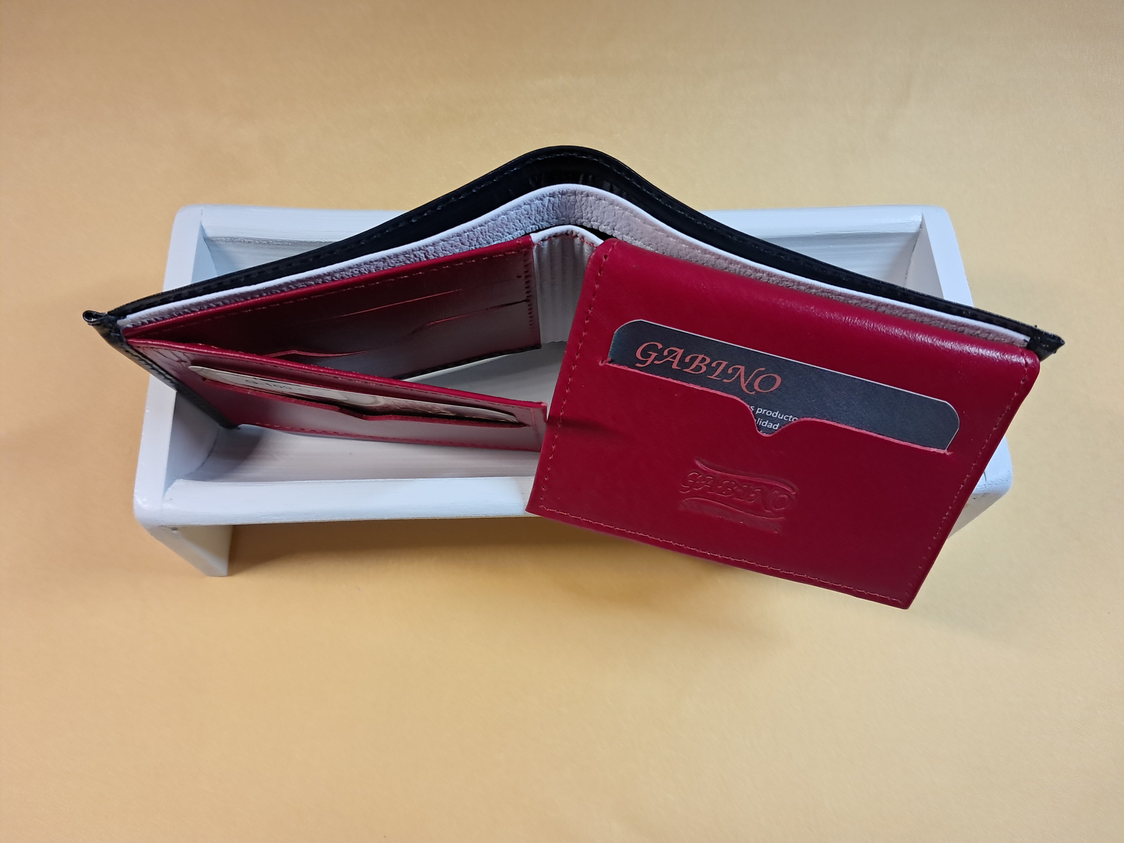 Portefeuille en cuir Homme #G-109-D