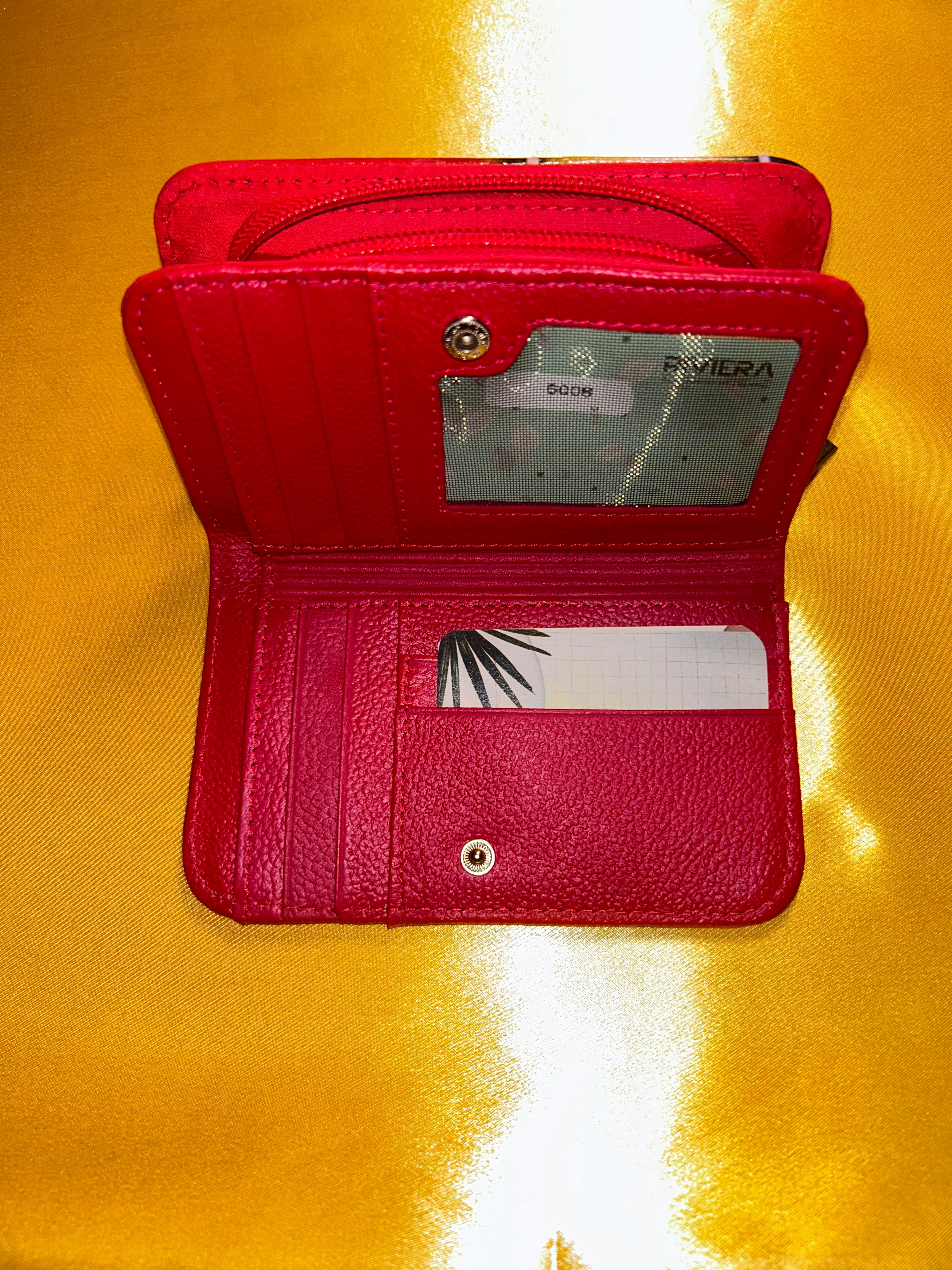 Portefeuille en cuir Femme #6006