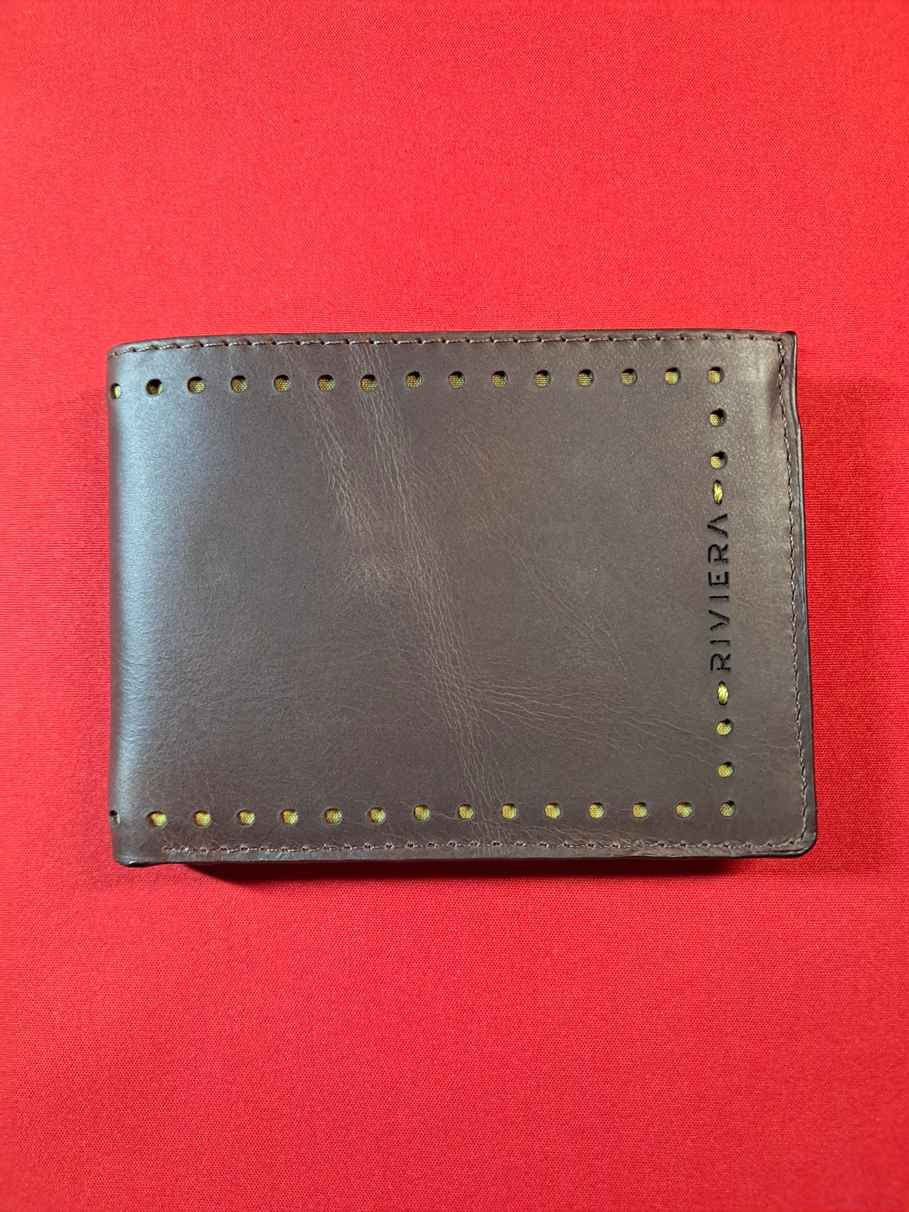 Portefeuille en cuir Homme #6280