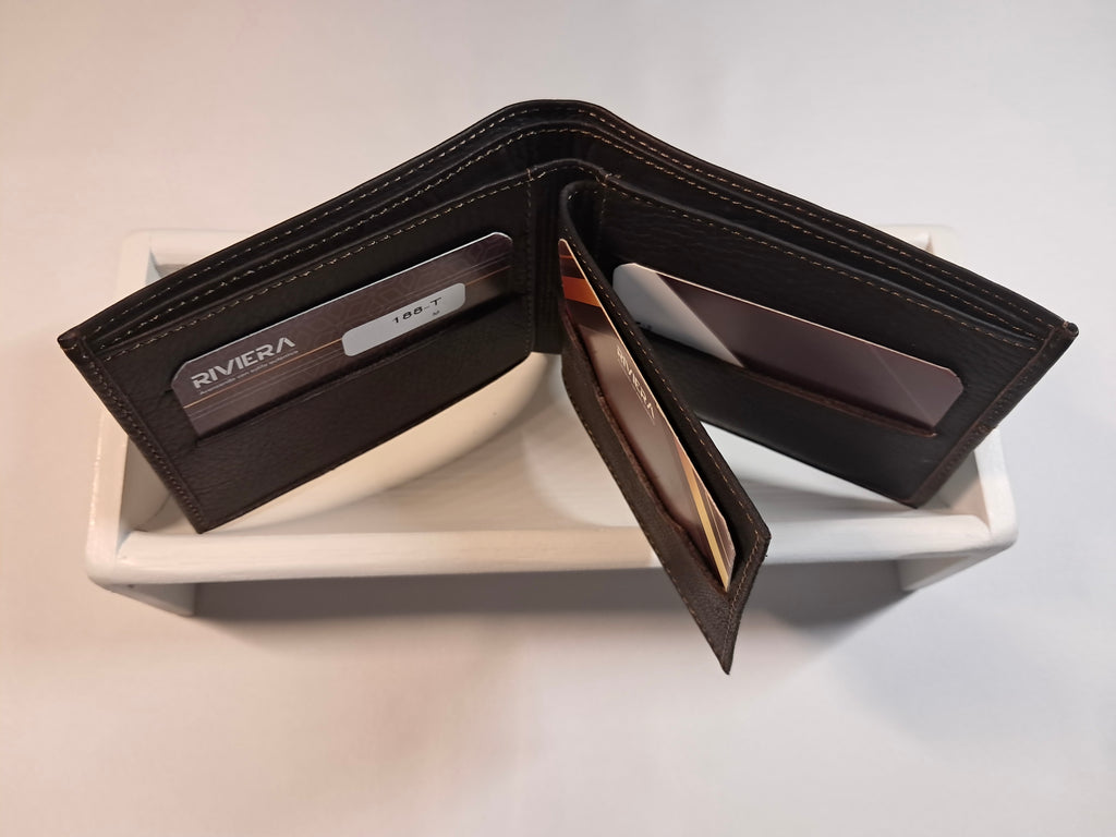 Portefeuille en cuir Homme #188-T