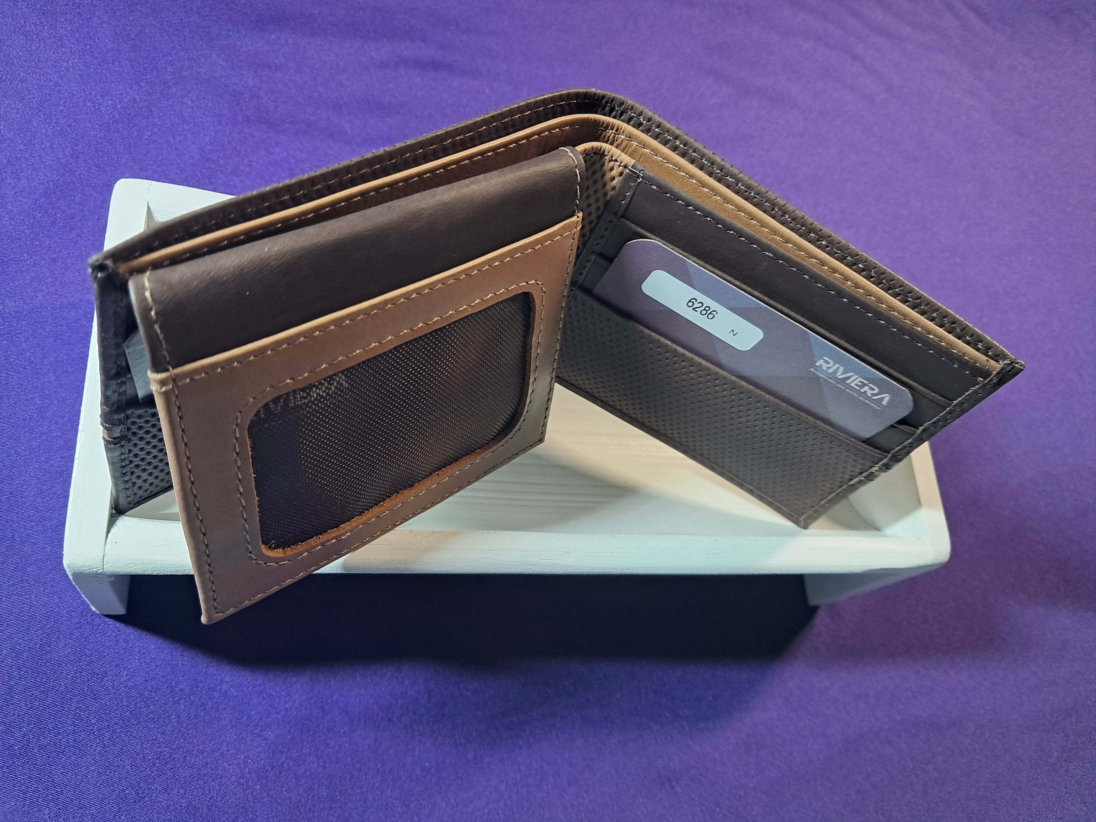 Portefeuille en cuir Homme #6286