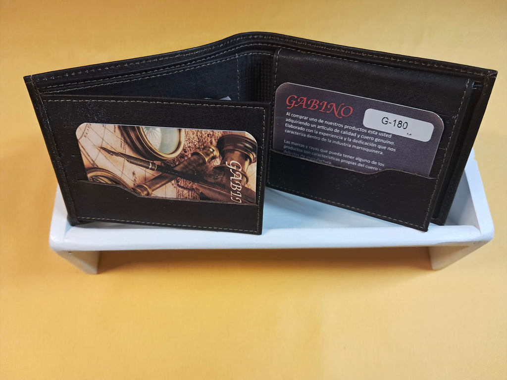 Portefeuille en cuir Homme #G-180