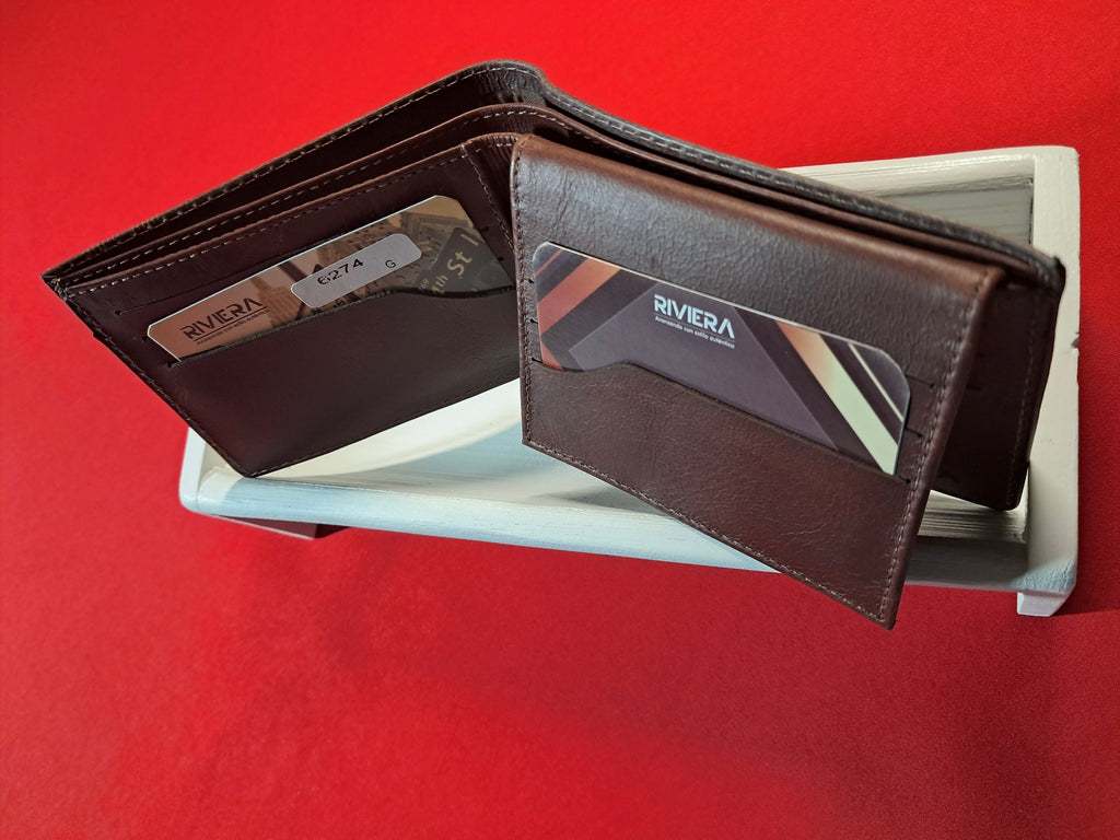 Portefeuille en cuir Homme #6274